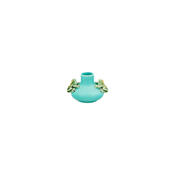 Bordallo Pinheiro Bordallo Pinheiro Frogs Small Vase 2 Frogs | Luxury Handmade Ceramics: This Frogs Small Vase 2 Frogs from the Bordallo Pinheiro Bordallo Pinheiro collection is a standout piece of luxury ceramic serveware, Portuguese pottery, handcrafted dish, handcrafted in Portugal, Bordallo Pinheiro. Handmade in Portugal, it blends artistic detail with functional charm—perfect as a collector’s item or for elevating your daily table setting.