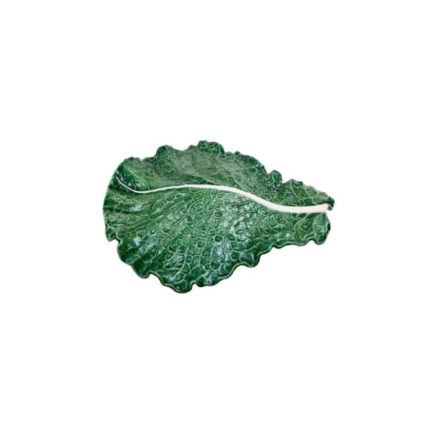 Bordallo Pinheiro Bordallo Pinheiro Giant Pieces Giant Cabbage Leaf | Luxury Handmade Ceramics: This Giant Pieces Giant Cabbage Leaf from the Bordallo Pinheiro Cabbage collection is a standout piece of cabbage ceramics, leaf-shaped dish, green ceramic serveware, handcrafted in Portugal, Bordallo Pinheiro. Handmade in Portugal, it blends artistic detail with functional charm—perfect as a collector’s item or for elevating your daily table setting.