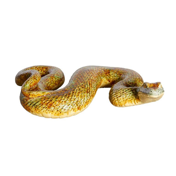 Bordallo Pinheiro Bordallo Pinheiro Giant Pieces Giant Snake | Luxury Handmade Ceramics: This Giant Pieces Giant Snake from the Bordallo Pinheiro Bordallo Pinheiro collection is a standout piece of luxury ceramic serveware, Portuguese pottery, handcrafted dish, handcrafted in Portugal, Bordallo Pinheiro. Handmade in Portugal, it blends artistic detail with functional charm—perfect as a collector’s item or for elevating your daily table setting.