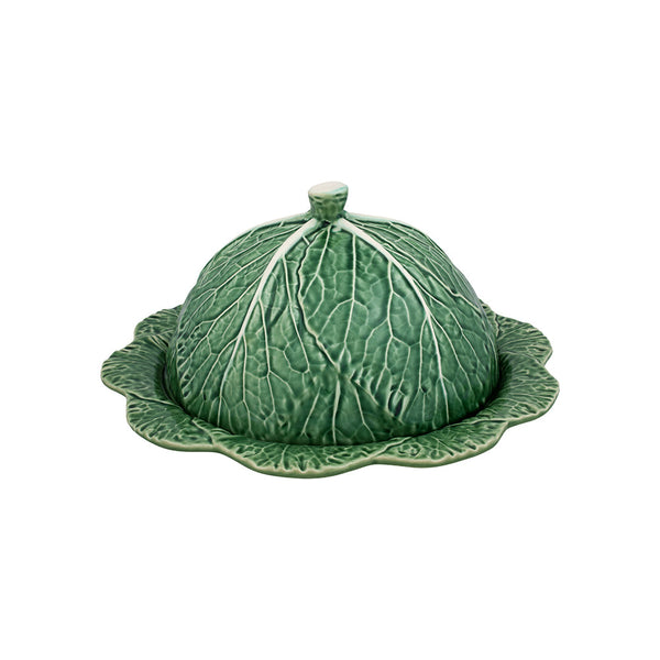 Bordallo Pinheiro Bordallo Pinheiro Cabbage Cheese Tray | Luxury Handmade Ceramics: This Cabbage Cheese Tray from the Bordallo Pinheiro Cabbage collection is a standout piece of cabbage ceramics, leaf-shaped dish, green ceramic serveware, handcrafted in Portugal, Bordallo Pinheiro. Handmade in Portugal, it blends artistic detail with functional charm—perfect as a collector’s item or for elevating your daily table setting.