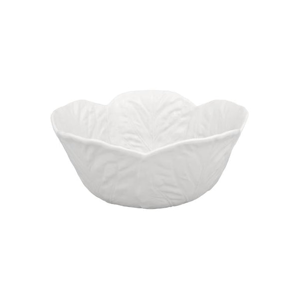 Bordallo Pinheiro Bordallo Pinheiro Cabbage Small Salad Bowl White | Luxury Handmade Ceramics: This Cabbage Small Salad Bowl White from the Bordallo Pinheiro Cabbage collection is a standout piece of cabbage ceramics, leaf-shaped dish, green ceramic serveware, handcrafted in Portugal, Bordallo Pinheiro. Handmade in Portugal, it blends artistic detail with functional charm—perfect as a collector’s item or for elevating your daily table setting.