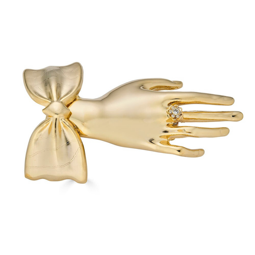 Jean-Baptiste Barrette by Epona Valley – 14K gold plated Swarovski luxury designer hair accessory