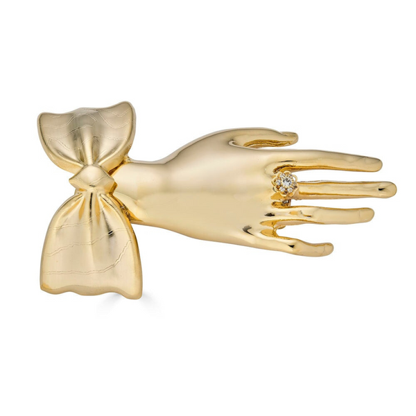 Jean-Baptiste Barrette by Epona Valley – 14K gold plated Swarovski luxury designer hair accessory