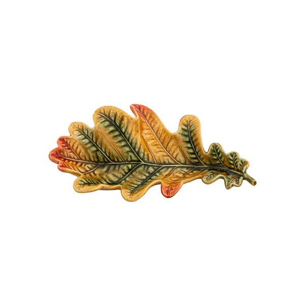 Bordallo Pinheiro Bordallo Pinheiro Gudrun Medium Oak Leaf | Luxury Handmade Ceramics: This Gudrun Medium Oak Leaf from the Bordallo Pinheiro Bordallo Pinheiro collection is a standout piece of luxury ceramic serveware, Portuguese pottery, handcrafted dish, handcrafted in Portugal, Bordallo Pinheiro. Handmade in Portugal, it blends artistic detail with functional charm—perfect as a collector’s item or for elevating your daily table setting.