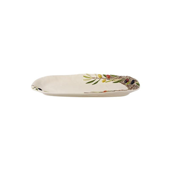 Bordallo Pinheiro Bordallo Pinheiro Olival Large Platter | Luxury Handmade Ceramics: This Olival Large Platter from the Bordallo Pinheiro Bordallo Pinheiro collection is a standout piece of luxury ceramic serveware, Portuguese pottery, handcrafted dish, handcrafted in Portugal, Bordallo Pinheiro. Handmade in Portugal, it blends artistic detail with functional charm—perfect as a collector’s item or for elevating your daily table setting.