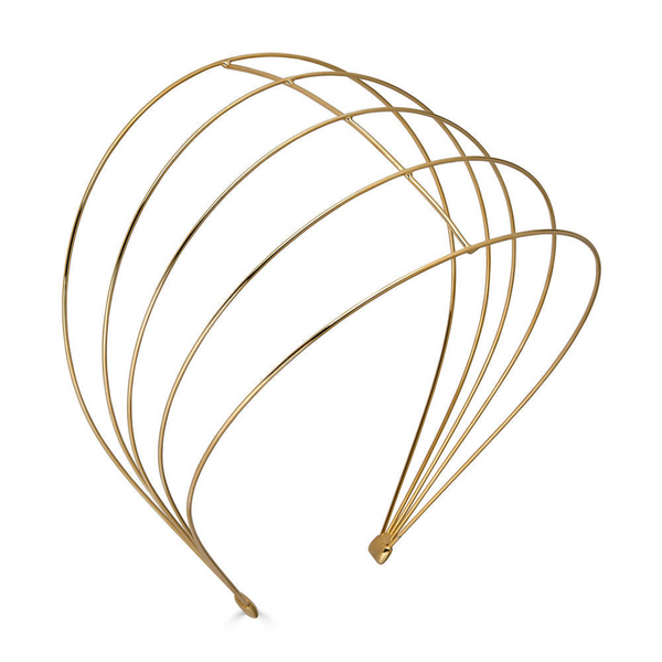 Saint Germaine Headband – 14K gold plated layered luxury designer hair accessory