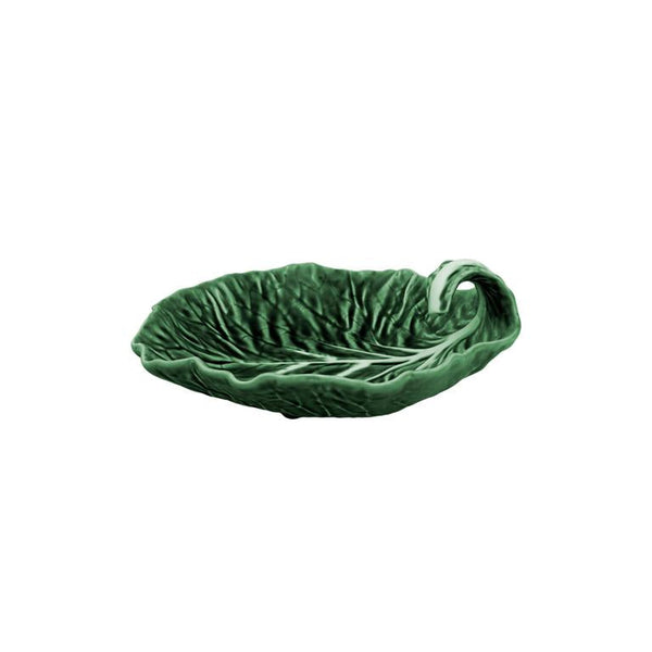 Bordallo Pinheiro Bordallo Pinheiro Cabbage Large Leaf With Curvuture | Luxury Handmade Ceramics: This Cabbage Large Leaf With Curvuture from the Bordallo Pinheiro Cabbage collection is a standout piece of cabbage ceramics, leaf-shaped dish, green ceramic serveware, handcrafted in Portugal, Bordallo Pinheiro. Handmade in Portugal, it blends artistic detail with functional charm—perfect as a collector’s item or for elevating your daily table setting.