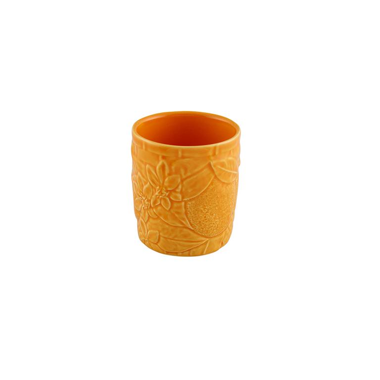 Bordallo Pinheiro Bordallo Pinheiro Carmen Old Fashion Tumbler Orange, Set Of 4 | Luxury Handmade Ceramics: This Carmen Old Fashion Tumbler Orange, Set Of 4 from the Bordallo Pinheiro Bordallo Pinheiro collection is a standout piece of luxury ceramic serveware, Portuguese pottery, handcrafted dish, handcrafted in Portugal, Bordallo Pinheiro. Handmade in Portugal, it blends artistic detail with functional charm—perfect as a collector’s item or for elevating your daily table setting.