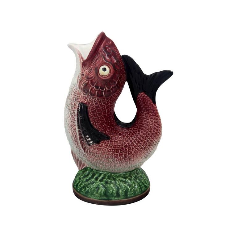 Bordallo Pinheiro Bordallo Pinheiro Fish Pitcher 2L | Luxury Handmade Ceramics: This Fish Pitcher 2L from the Bordallo Pinheiro Bordallo Pinheiro collection is a standout piece of luxury ceramic serveware, Portuguese pottery, handcrafted dish, handcrafted in Portugal, Bordallo Pinheiro. Handmade in Portugal, it blends artistic detail with functional charm—perfect as a collector’s item or for elevating your daily table setting.