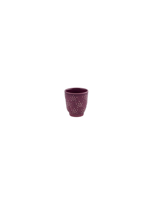 Bordallo Pinheiro Bordallo Pinheiro Flora Coffee Cup Purple, Set Of 4 | Luxury Handmade Ceramics: This Flora Coffee Cup Purple, Set Of 4 from the Bordallo Pinheiro Flora collection is a standout piece of floral dinnerware, colorful ceramic plate, nature-inspired dish, handcrafted in Portugal, Bordallo Pinheiro. Handmade in Portugal, it blends artistic detail with functional charm—perfect as a collector’s item or for elevating your daily table setting.