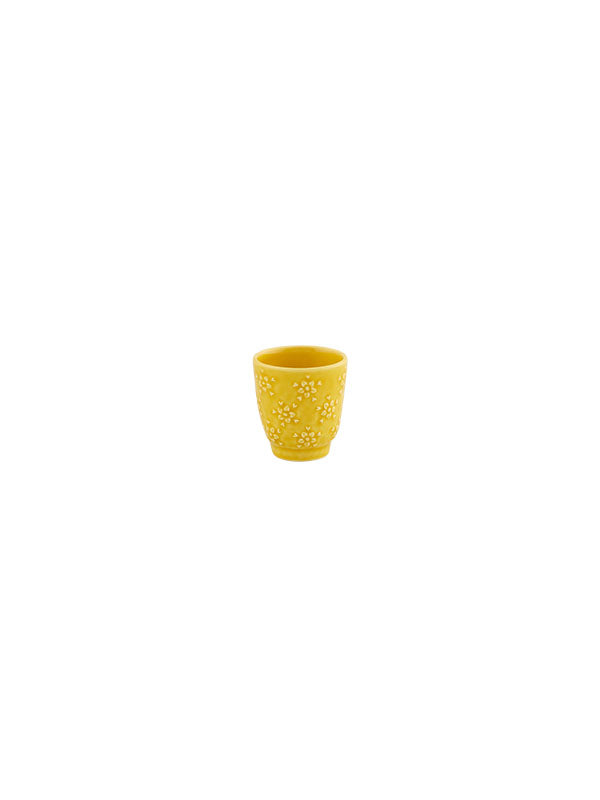 Bordallo Pinheiro Bordallo Pinheiro Flora Coffee Cup Yellow, Set Of 4 | Luxury Handmade Ceramics: This Flora Coffee Cup Yellow, Set Of 4 from the Bordallo Pinheiro Flora collection is a standout piece of floral dinnerware, colorful ceramic plate, nature-inspired dish, handcrafted in Portugal, Bordallo Pinheiro. Handmade in Portugal, it blends artistic detail with functional charm—perfect as a collector’s item or for elevating your daily table setting.