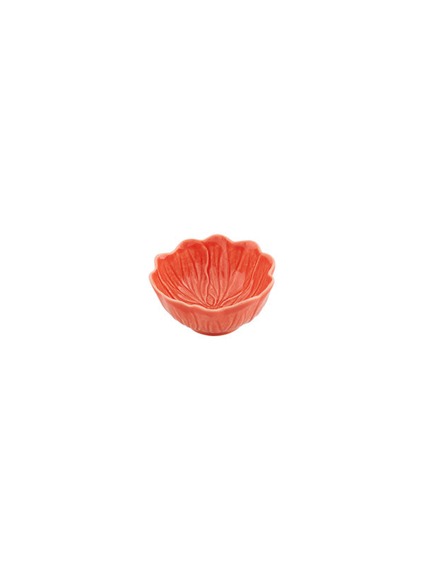 Bordallo Pinheiro Bordallo Pinheiro Flora Small Bowl Orange, Set Of 4 | Luxury Handmade Ceramics: This Flora Small Bowl Orange, Set Of 4 from the Bordallo Pinheiro Flora collection is a standout piece of floral dinnerware, colorful ceramic plate, nature-inspired dish, handcrafted in Portugal, Bordallo Pinheiro. Handmade in Portugal, it blends artistic detail with functional charm—perfect as a collector’s item or for elevating your daily table setting.