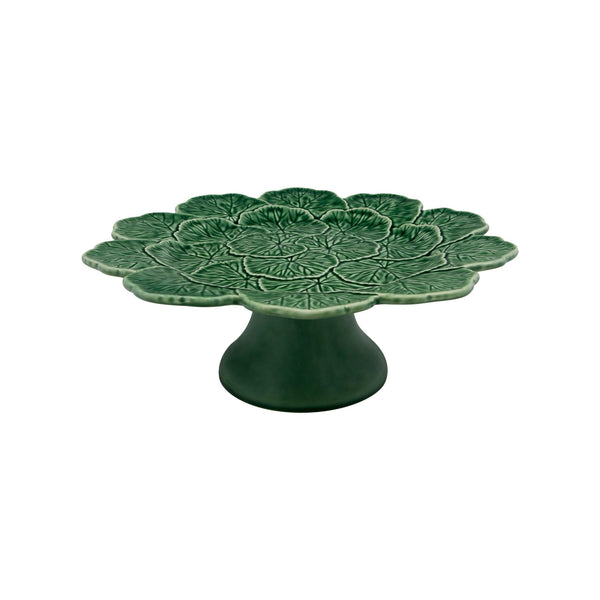Bordallo Pinheiro Bordallo Pinheiro Geranium Cake Stand | Luxury Handmade Ceramics: This Geranium Cake Stand from the Bordallo Pinheiro Geranium collection is a standout piece of geranium leaf dish, botanical ceramic, green serveware, handcrafted in Portugal, Bordallo Pinheiro. Handmade in Portugal, it blends artistic detail with functional charm—perfect as a collector’s item or for elevating your daily table setting.