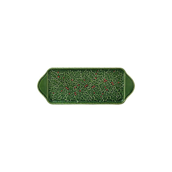 Bordallo Pinheiro Bordallo Pinheiro Holly Tart Tray | Luxury Handmade Ceramics: This Holly Tart Tray from the Bordallo Pinheiro Bordallo Pinheiro collection is a standout piece of luxury ceramic serveware, Portuguese pottery, handcrafted dish, handcrafted in Portugal, Bordallo Pinheiro. Handmade in Portugal, it blends artistic detail with functional charm—perfect as a collector’s item or for elevating your daily table setting.