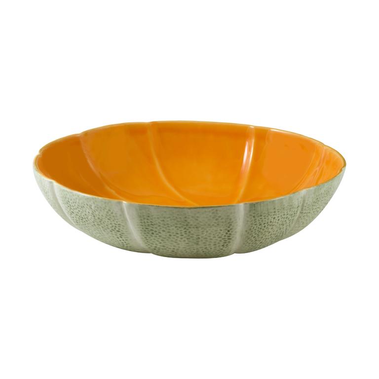 Bordallo Pinheiro Bordallo Pinheiro Melon Fruit Bowl | Luxury Handmade Ceramics: This Melon Fruit Bowl from the Bordallo Pinheiro Melon collection is a standout piece of melon bowl, fruit motif ceramics, green decorative dish, handcrafted in Portugal, Bordallo Pinheiro. Handmade in Portugal, it blends artistic detail with functional charm—perfect as a collector’s item or for elevating your daily table setting.