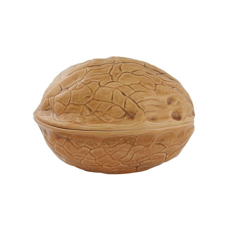 Bordallo Pinheiro Bordallo Pinheiro Nuts Large Box Walnut | Luxury Handmade Ceramics: This Nuts Large Box Walnut from the Bordallo Pinheiro Bordallo Pinheiro collection is a standout piece of luxury ceramic serveware, Portuguese pottery, handcrafted dish, handcrafted in Portugal, Bordallo Pinheiro. Handmade in Portugal, it blends artistic detail with functional charm—perfect as a collector’s item or for elevating your daily table setting.