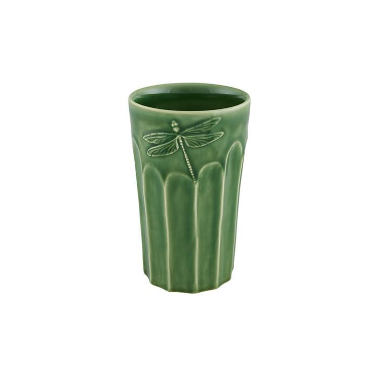 Bordallo Pinheiro Bordallo Pinheiro Patio Highball Green, Set Of 4 | Luxury Handmade Ceramics: This Patio Highball Green, Set Of 4 from the Bordallo Pinheiro Bordallo Pinheiro collection is a standout piece of luxury ceramic serveware, Portuguese pottery, handcrafted dish, handcrafted in Portugal, Bordallo Pinheiro. Handmade in Portugal, it blends artistic detail with functional charm—perfect as a collector’s item or for elevating your daily table setting.