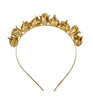 Rose Vine Headband – 14K gold plated rosebud luxury designer hair accessory