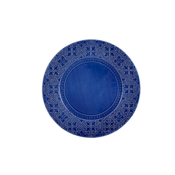 Bordallo Pinheiro Bordallo Pinheiro Rua Nova Charger Plate Indigo, Set Of 2 | Luxury Handmade Ceramics: This Rua Nova Charger Plate Indigo, Set Of 2 from the Bordallo Pinheiro Rua Nova collection is a standout piece of Portuguese tile plate, Rua Nova dinnerware, classic ceramic dish, handcrafted in Portugal, Bordallo Pinheiro. Handmade in Portugal, it blends artistic detail with functional charm—perfect as a collector’s item or for elevating your daily table setting.