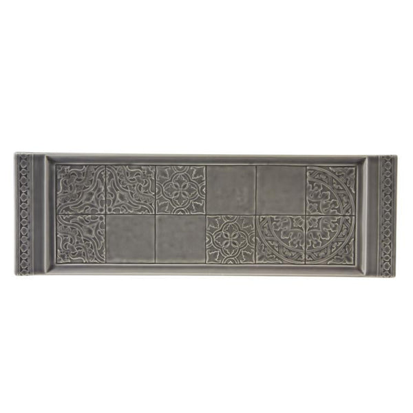 Bordallo Pinheiro Bordallo Pinheiro Rua Nova Tart Tray Gray, Set Of 2 | Luxury Handmade Ceramics: This Rua Nova Tart Tray Gray, Set Of 2 from the Bordallo Pinheiro Rua Nova collection is a standout piece of Portuguese tile plate, Rua Nova dinnerware, classic ceramic dish, handcrafted in Portugal, Bordallo Pinheiro. Handmade in Portugal, it blends artistic detail with functional charm—perfect as a collector’s item or for elevating your daily table setting.