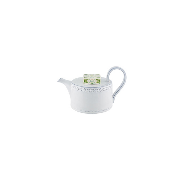 Bordallo Pinheiro Bordallo Pinheiro Rua Nova Tea Pot | Luxury Handmade Ceramics: This Rua Nova Tea Pot from the Bordallo Pinheiro Rua Nova collection is a standout piece of Portuguese tile plate, Rua Nova dinnerware, classic ceramic dish, handcrafted in Portugal, Bordallo Pinheiro. Handmade in Portugal, it blends artistic detail with functional charm—perfect as a collector’s item or for elevating your daily table setting.