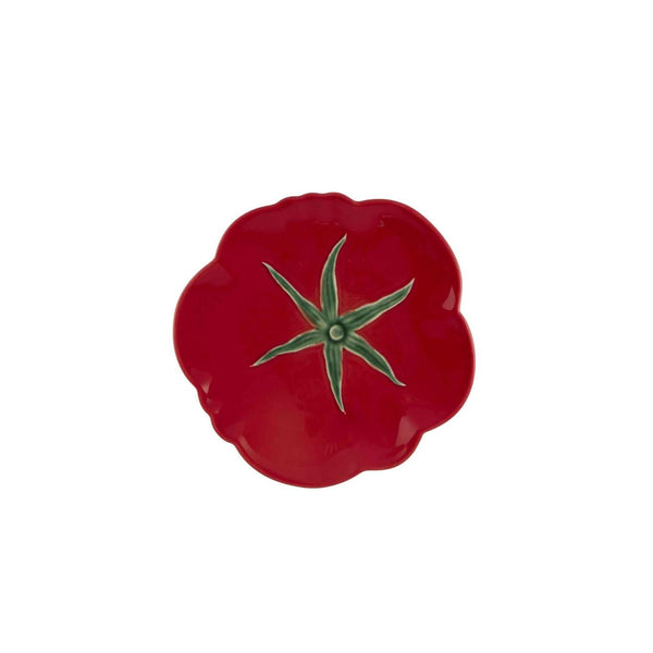 Bordallo Pinheiro Bordallo Pinheiro Tomato Dessert Plate, Set Of 4 | Luxury Handmade Ceramics: This Tomato Dessert Plate, Set Of 4 from the Bordallo Pinheiro Tomato collection is a standout piece of tomato plate, fruit-themed serveware, red ceramic dish, handcrafted in Portugal, Bordallo Pinheiro. Handmade in Portugal, it blends artistic detail with functional charm—perfect as a collector’s item or for elevating your daily table setting.