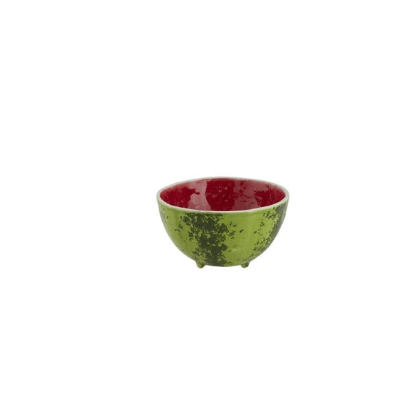 Bordallo Pinheiro Bordallo Pinheiro Watermelon Bowl, Set Of 4 | Luxury Handmade Ceramics: This Watermelon Bowl, Set Of 4 from the Bordallo Pinheiro Melon collection is a standout piece of melon bowl, fruit motif ceramics, green decorative dish, handcrafted in Portugal, Bordallo Pinheiro. Handmade in Portugal, it blends artistic detail with functional charm—perfect as a collector’s item or for elevating your daily table setting.